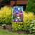 Briarwood Lane Irises Spring Garden Flag, colorful printed decorative flag for springtime porch or yard display.