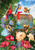 Briarwood Lane Birds and Mailbox colorful spring garden flag with bright flowers and cheerful birds.