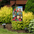 Briarwood Lane small printed garden flag with colorful spring birds and mailbox design for porch display.