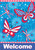 American Butterflies Patriotic Garden Flag