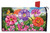 Briarwood Lane Zinnias In Bloom colorful spring mailbox cover with butterflies and dragonflies on vibrant flowers.