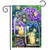 Briarwood Lane Fireflies Spring Garden Flag with colorful, printed, decorative design for springtime porch display.