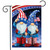 Briarwood Lane Patriotic Gnomes Garden Flag with American stars and stripes, red, white, and blue.