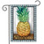 Checkered Pineapple Everyday Garden Flag