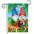 Briarwood Lane Gnome Sweet Gnome Spring Garden Flag, colorful, small, printed decorative flag for porch display.