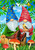Briarwood Lane Gnome Sweet Gnome Spring Garden Flag with colorful gnomes and springtime design elements.