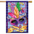 Mardi Gras Mask House Flag