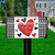 Checkered Valentine Large Oversized Mailbox Cover