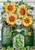 Briarwood Lane Irish Mason Jars St. Patty's garden flag with shamrock, gold accents, and colorful flowers.
