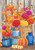 Fall Mason Jars Floral House Flag