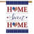 Briarwood Lane Patriotic Home Sweet Home flag with American stars, stripes, and red, white, blue colors.