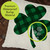 Welcome Shamrock St. Patrick's Day Decorative Pillow