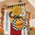 Fall Sunflowers Seasonal Burlap House Flag