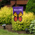 Sculpted Butterfly Welcome Applique Garden Flag