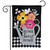 Briarwood Lane colorful spring garden flag with bright flowers and "Home Sweet Home" on watering can.