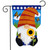 Briarwood Lane Home Sweet Home Gnome garden flag with colorful spring design and small printed details.