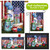 Briarwood Lane American Picnic collection decorative garden flag and doormat set with rustic design and flowers.