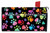 Briarwood Lane Rainbow Pawprints Mailbox Cover with colorful paw print and heart design on black background.