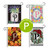Seasons Monogram Letter P Garden Flag (Set of 4)