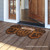 Briarwood Lane Welcome To The Nuthouse Humor Natural Fiber Coir Doormat with colorful squirrels design.