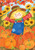 Happy Fall Scarecrow Garden Flag
