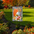 Striped Pumpkins Autumn Garden Flag