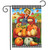 Briarwood Lane Pumpkin Pickup Scarecrow Fall Garden Flag with colorful pumpkins and scarecrow design.