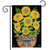 Primitive Sunflowers Autumn Garden Flag
