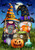 Briarwood Lane Halloween Gnomes Humor Garden Flag with witch gnomes and Halloween decorations.