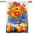 Autumn Mason Jars Floral House Flag
