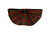 Briarwood Lane green and red plaid 48" x 24" printed bunting for festive seasonal display.