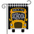 Briarwood Lane small printed garden flag with colorful back to school yellow bus design for porch display.