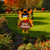 Briarwood Lane small, colorful, printed garden flag with turkey design for festive holiday display outdoors.