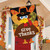 Give Thanks Turkey Holiday Burlap House Flag