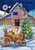 Holiday Barn Christmas House Flag