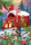 Winter Mailbox Christmas House Flag