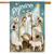 Rejoice Nativity Christmas House Flag