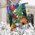 Woodland Snowman Christmas House Flag