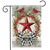 Briarwood Lane Berry Wreath Barnstar Winter Garden Flag, colorful holiday decor for porch or yard display.