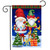 Briarwood Lane Christmas Gnomes Humor Garden Flag, colorful holiday decor for porch, yard, or patio display.