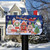 Briarwood Lane North Pole Magic Christmas Mailbox Cover, colorful holiday display for porch or yard decor.