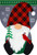 Briarwood Lane Winter Gnome Burlap House Flag with colorful Christmas gnome and snowflake decorative design.