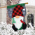 Briarwood Lane small printed Winter Gnome burlap house flag with colorful festive holiday design outdoor display.