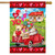 Love Filled Pickup Valentine's Day House Flag