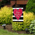 Striped Valentine's Heart Primitive Garden Flag