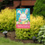 Easter Bunny And Chicks Primitive Garden Flag