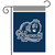 Briarwood Lane Old Dominion NCAA garden flag with lion logo on blue background, official licensed college decor.