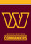 Briarwood Lane Washington Commanders NFL Licensed Garden Flag with colorful, printed, decorative design on maroon background.