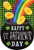 Briarwood Lane Lucky Pot St. Patty's Day burlap garden flag with gold coins and shamrock design.