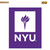 Briarwood Lane NYU NCAA House Flag, official licensed New York University decorative banner for porch display.